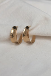 Tazara Hoop Earrings - 14K gold