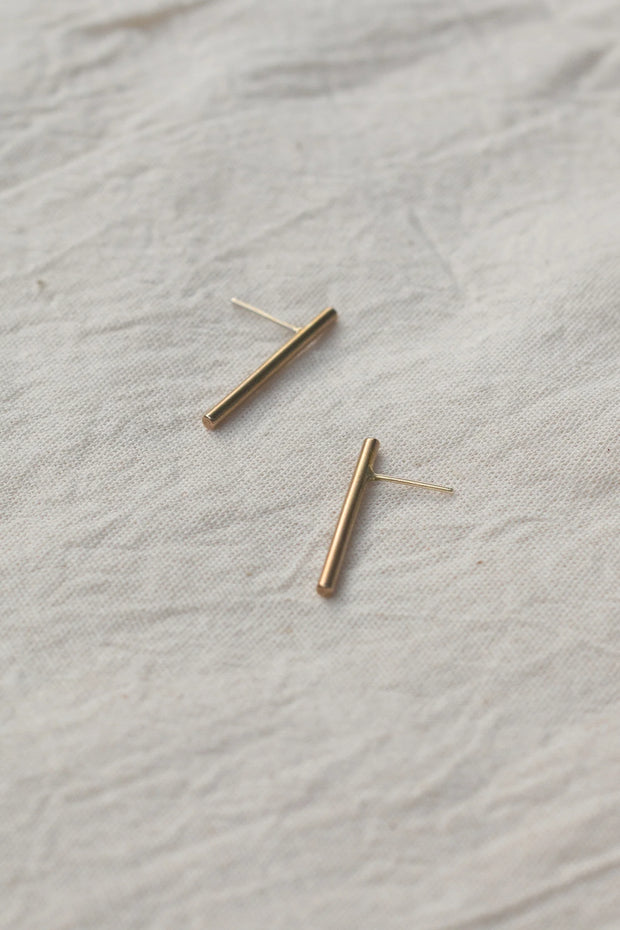 Thonga Stud Earrings - 14K gold - Mango + Main