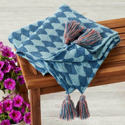 Ocean Waves Recycled Bottle Throw Blanket - Mango & Main