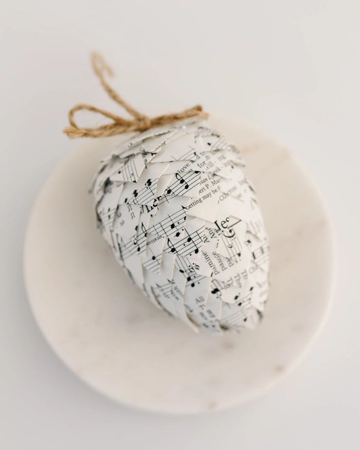 Hymnal Pinecone Ornament - Mango & Main