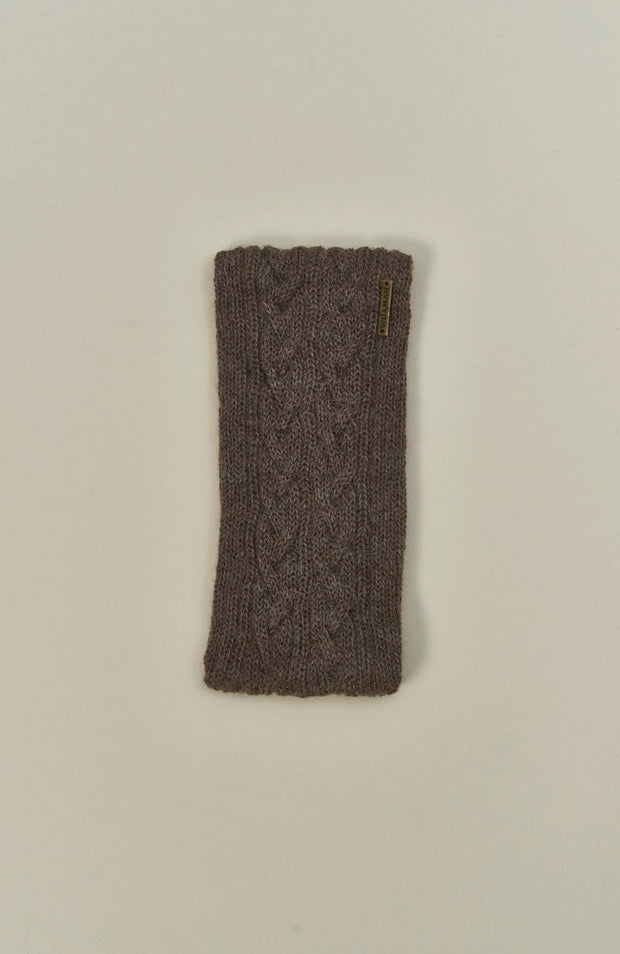 Alpaca Headband Ear Warmer - Taupe