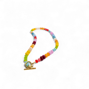 Bold Stone Necklace - Confetti Party