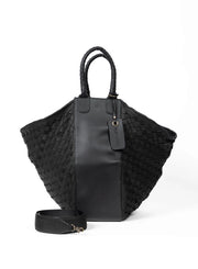 All Day Leather Tote - Black