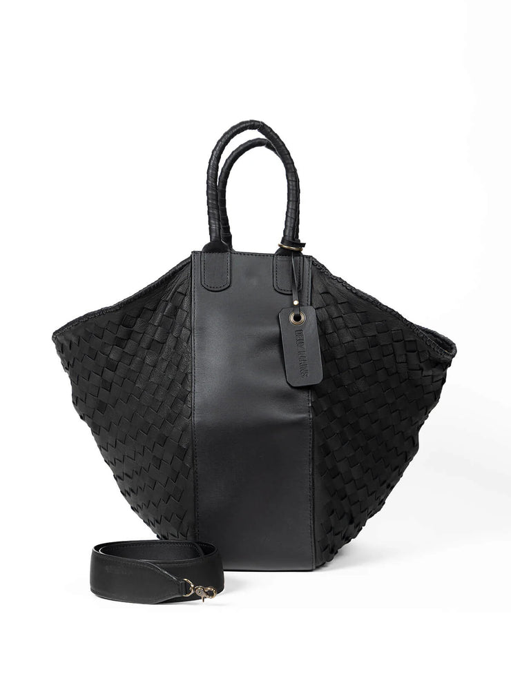 All Day Leather Tote - Black