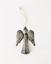 Recycled Metal Angel Ornament - Mango & Main