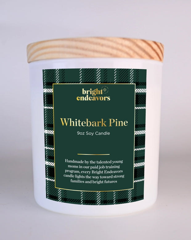 Whitebark Pine Soy Candle - 9oz Glass