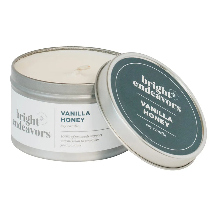 Vanilla Honey Candle - 8oz Tin
