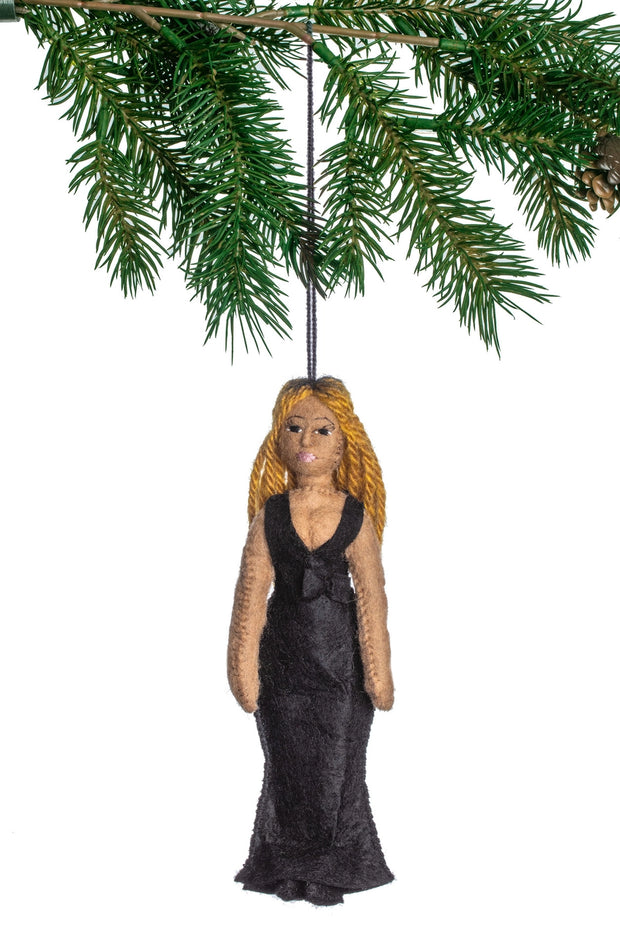 Beyoncé Felt Ornament