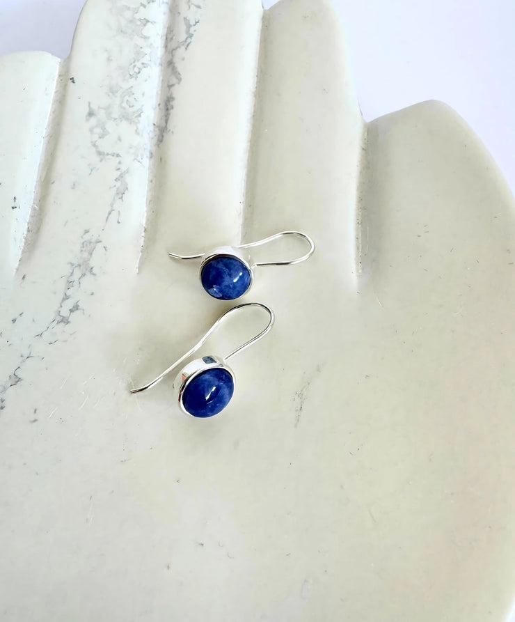 Sky Earrings - Sodalite