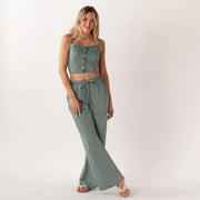 Sage Cabana Pants - Mango + Main