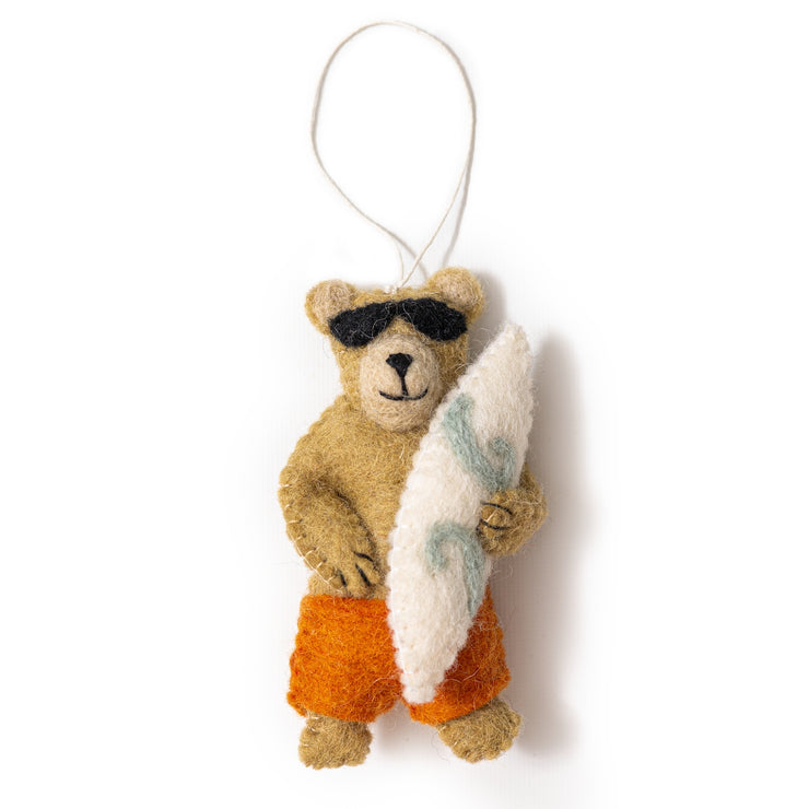 Felt Bear Sports Ornaments - Mango + Main