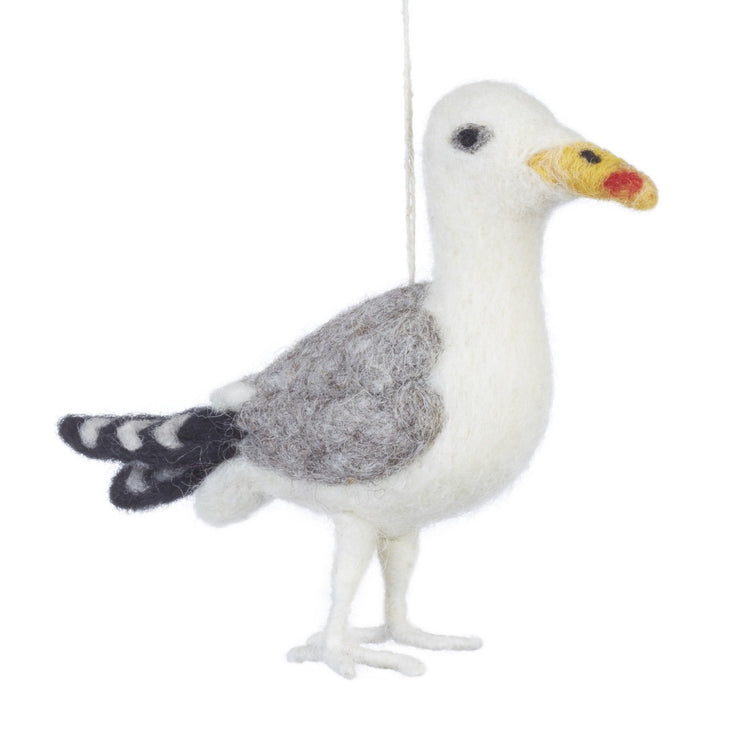 Seagull Felt Ornament