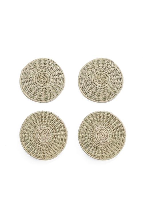 Sabai Grass Coasters (set of 4) - Mango + Main