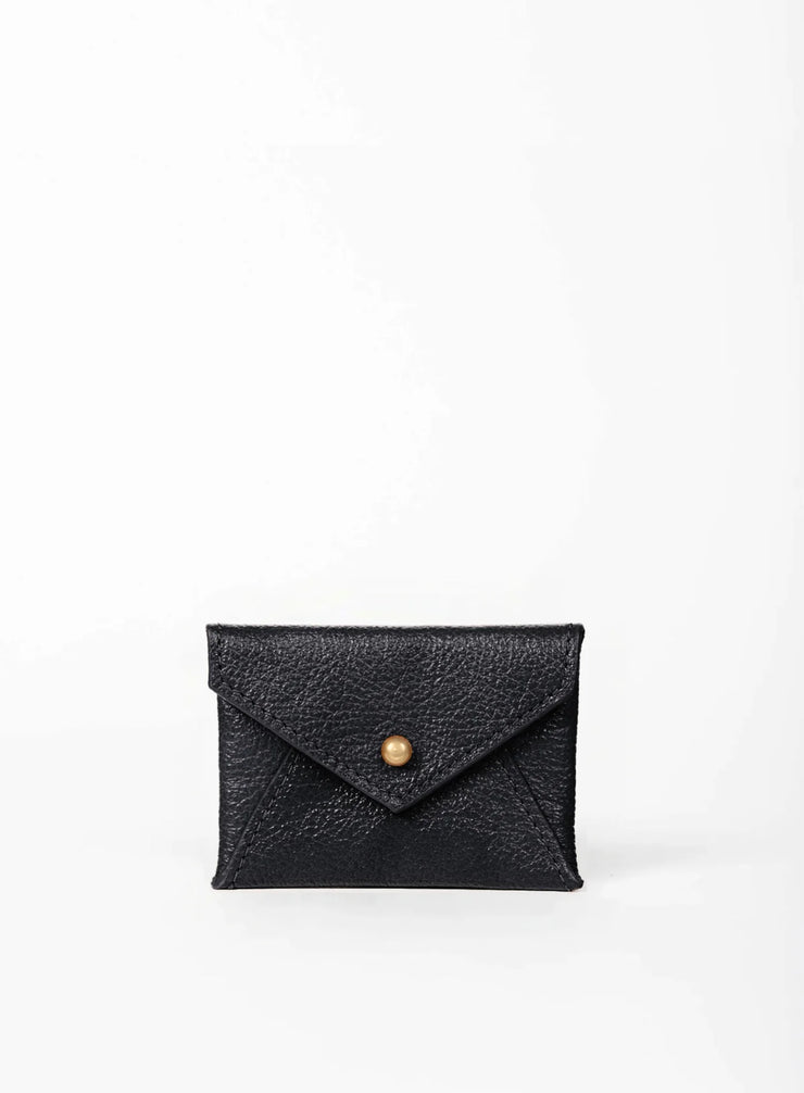 Leather Coin Purse - Black