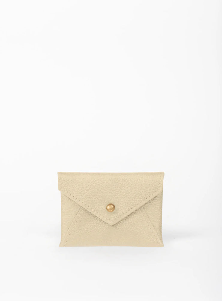 Leather Coin Purse - Bone