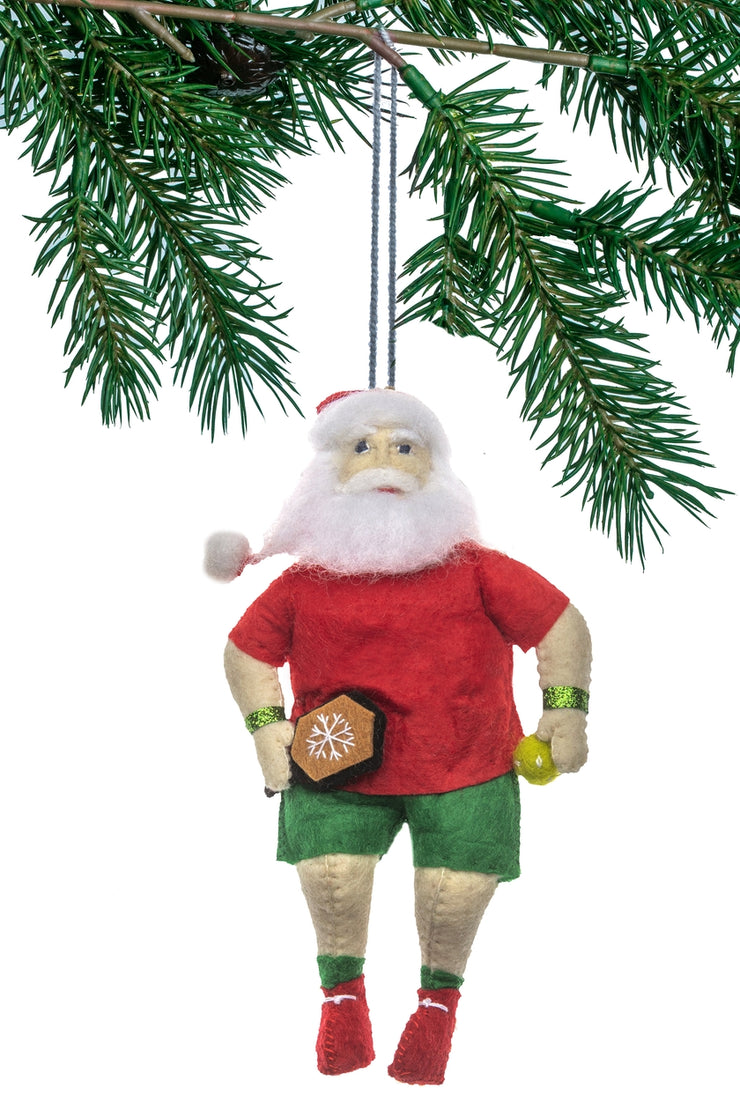 Pickleball Santa Clause Ornament - Mango + Main