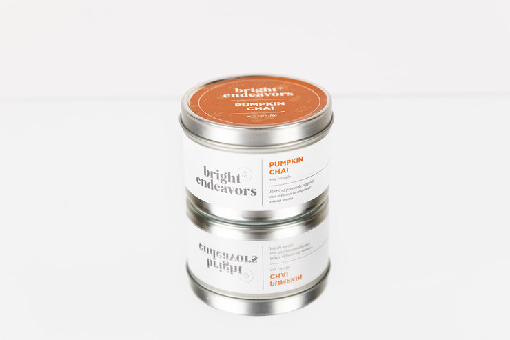 Pumpkin Chai Candle - 8oz Tin