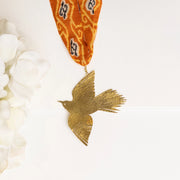 Brass Brown Creeper Ornament