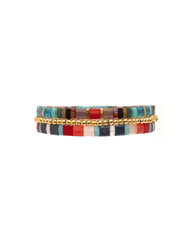 Miyuki Tila Bracelets - Set of 3