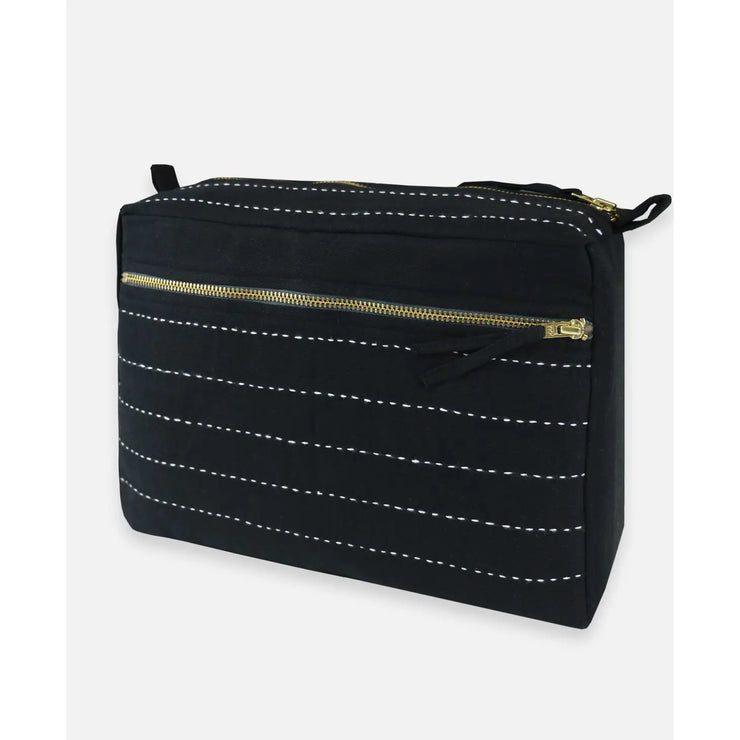 Large Pinstripe Toiletry Bags
