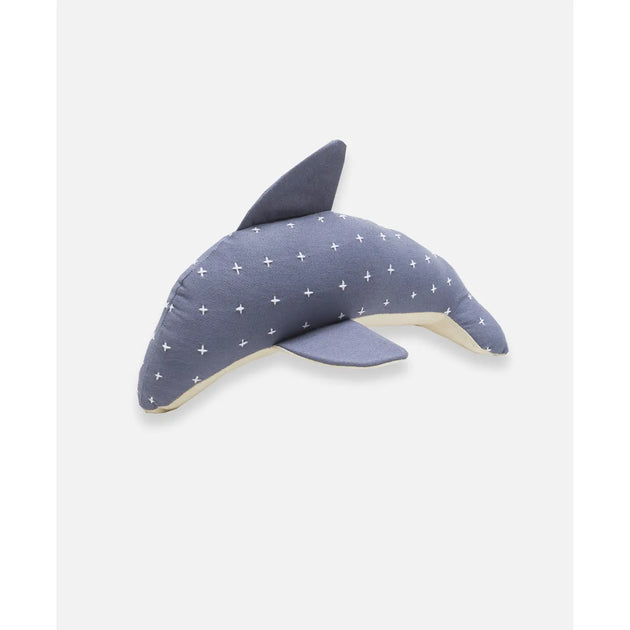 Kantha Handmade Stuffed Dolphin – Mango & Main