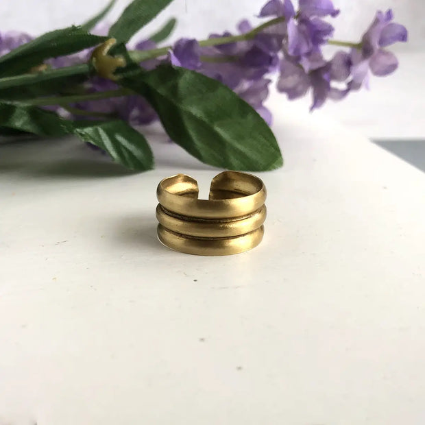 Triple Stack Ring - Gold
