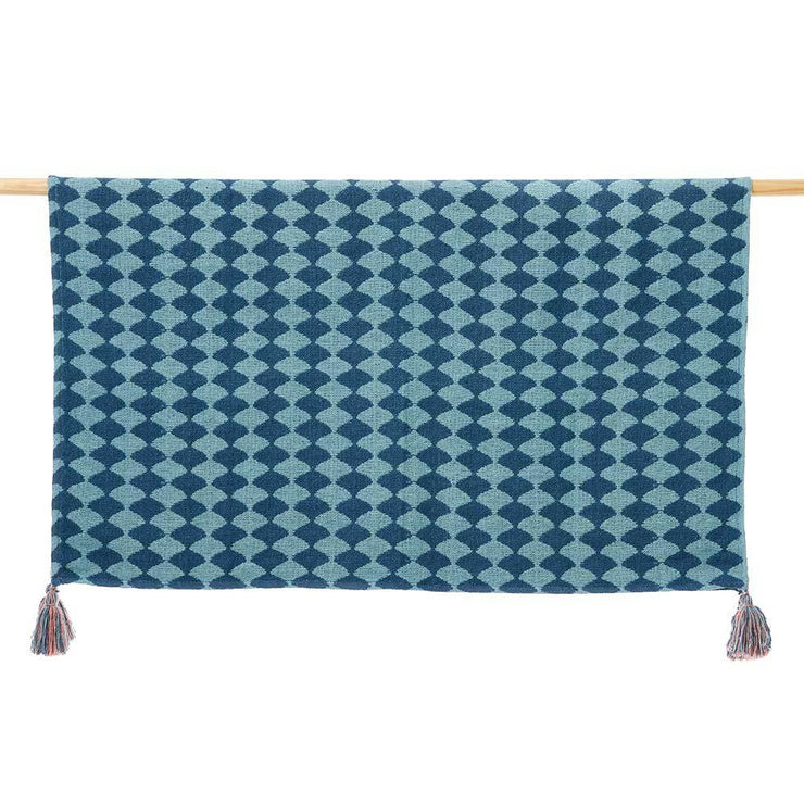 Ocean Waves Recycled Bottle Throw Blanket - Mango & Main