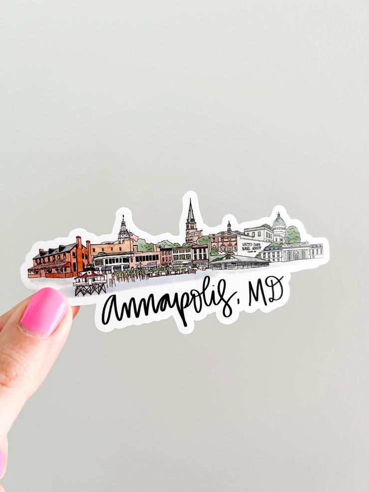 Annapolis Skyline Sticker