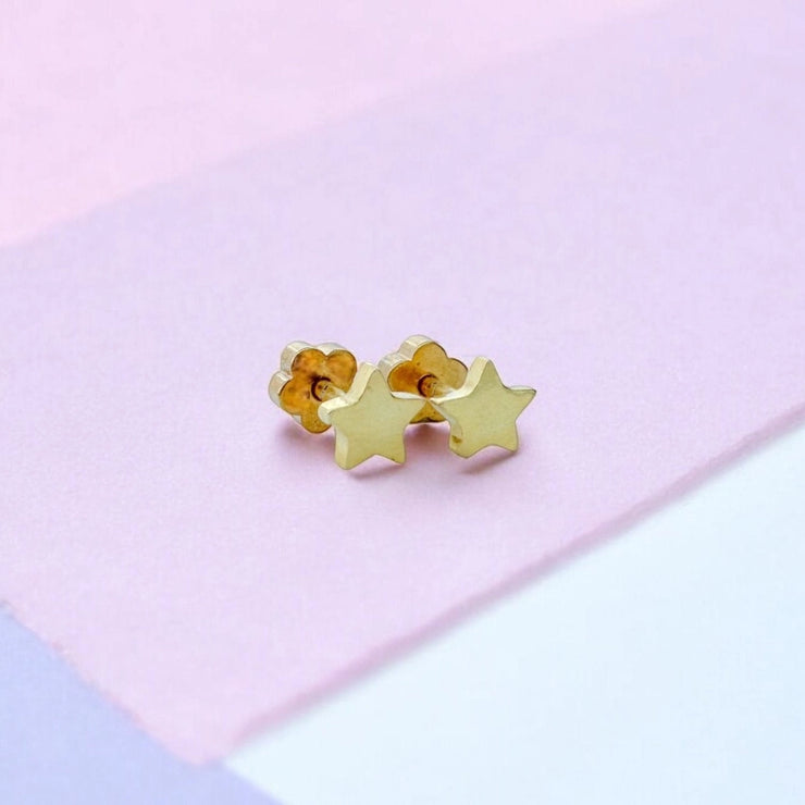 Tiny Star Stud Earrings