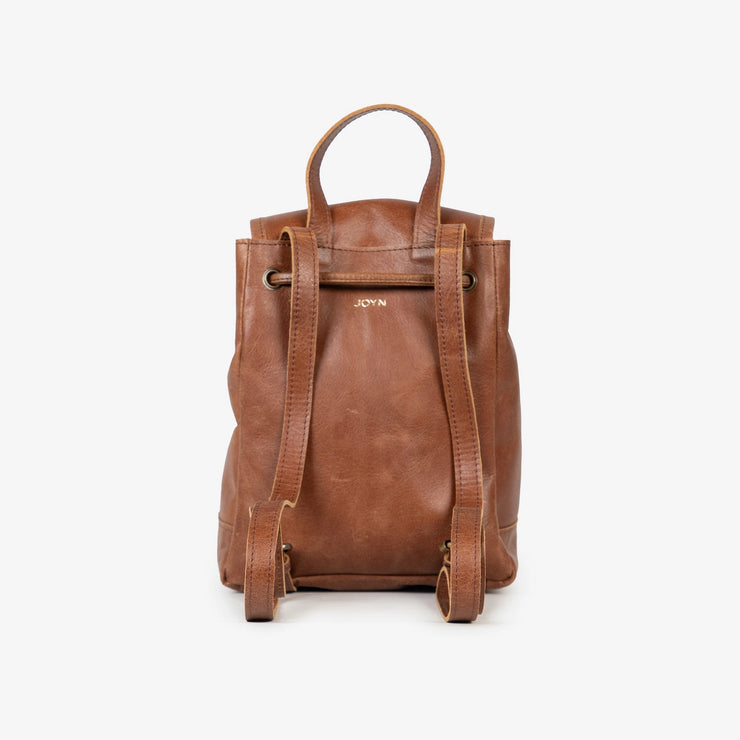 Mini Fold-Over Backpack - Vintage Brown