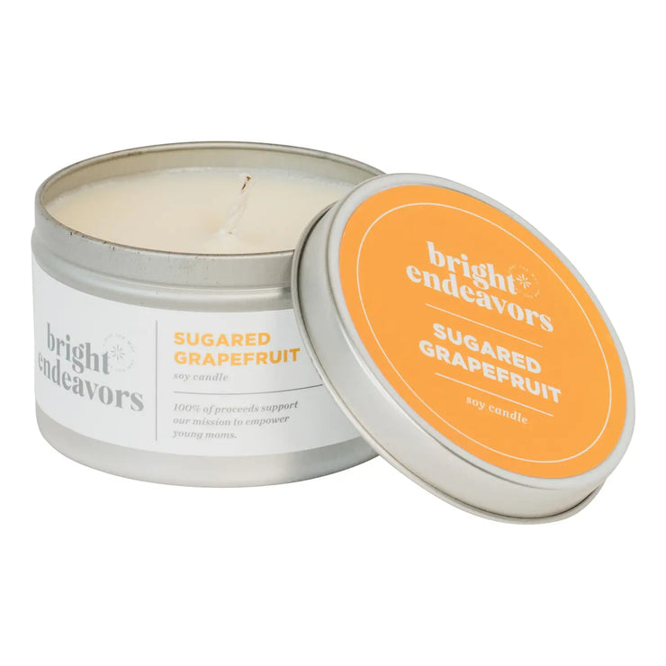 Sugared Grapefruit Candle - 8oz Tin