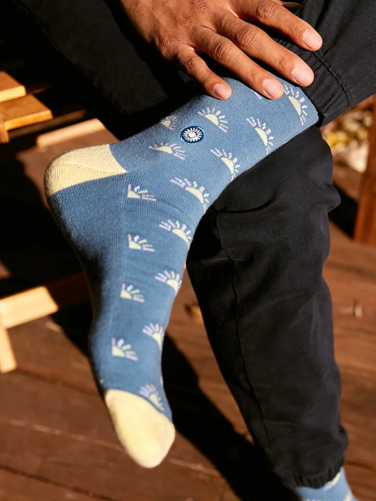 Socks that Support Mental Health - Rising Sun