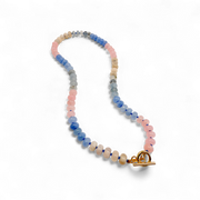 Bold Stone Necklace - Cotton Candy