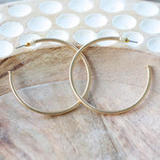 Skinny Everyday Gold Hoop