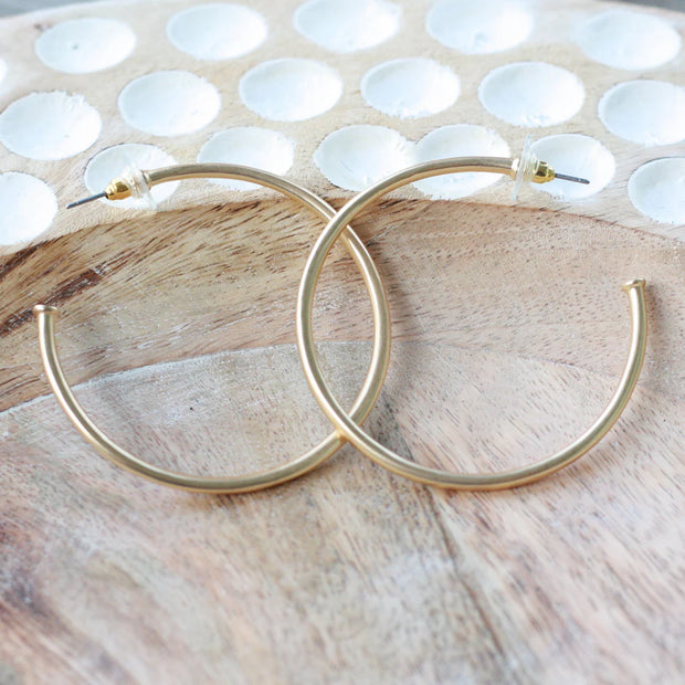 Skinny Everyday Gold Hoop