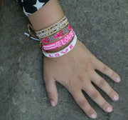 Pretty in Pink Skinny Bracelet
