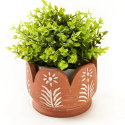 Petals Terracotta Planter Pot