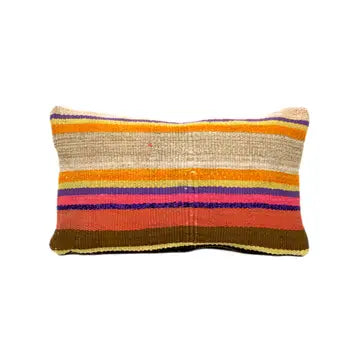 Heirloom Pillow Cover - 12"x20" - Purple Stripe - Mango + Main