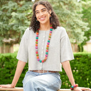 Threaded Kantha Necklace - Harvest