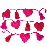 Wool Valentine Hearts Garland