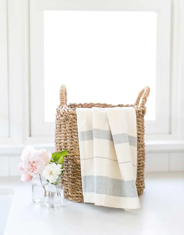 Striped Kitchen Towel - Blueberry