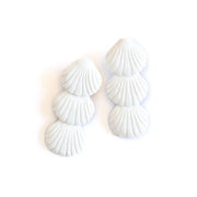 Sugar Cane Seashell Earrings