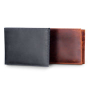 Full Grain Leather Hand-Worked Wallet- Brown