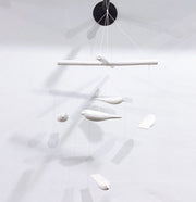 Whimsical Wooden Bird Mobile