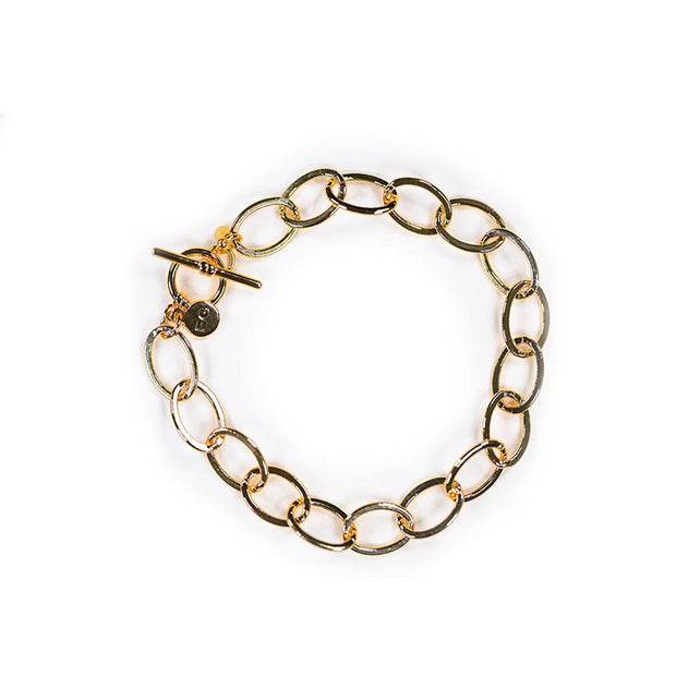 Bold Gold Chain Bracelet