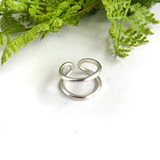 Double Arch Ring - Silver