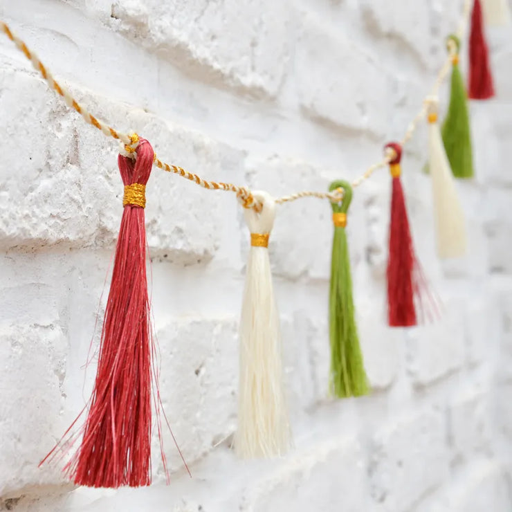 Tassel Garland - Holly - Mango + Main