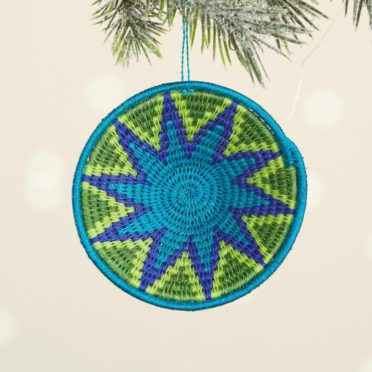 Mozani Star Sisal Basket Ornament - Mango + Main