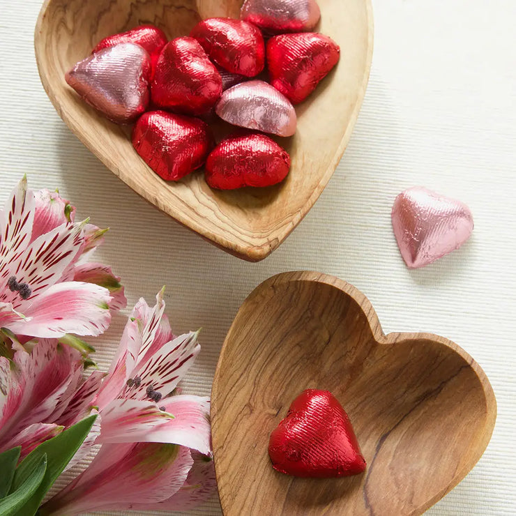 Wild Olivewood Heart Bowl