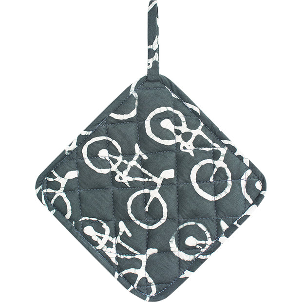 Pot Holder - Charcoal Bikes - Mango + Main